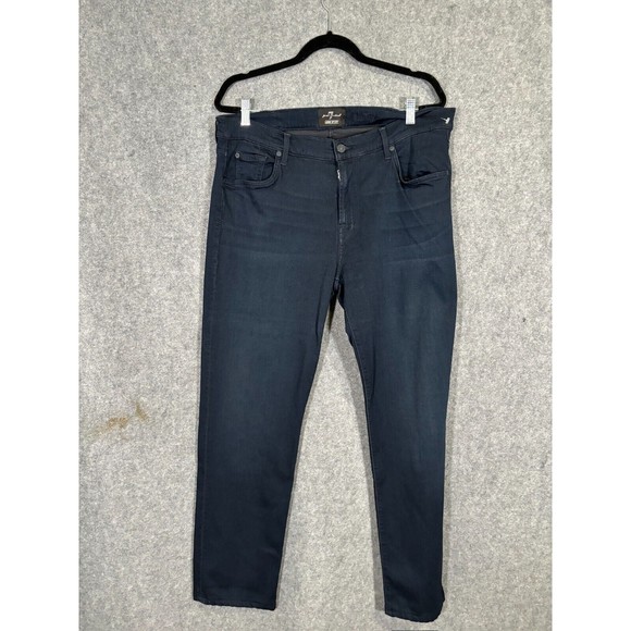 Seven For All Mankind Other - 7 For All Mankind Luxe Sport Jean Men 38x31 Blue Stretch Slimmy Denim Casual